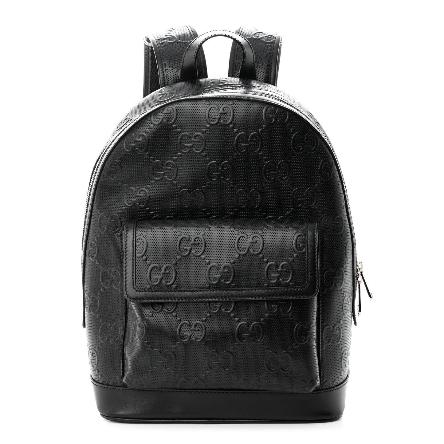 Calfskin GG Tennis Embossed Backpack Black