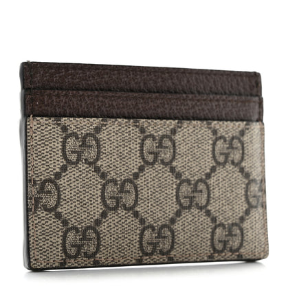 Gucci GG Supreme Monogram Ophidia Card Holder Brown 3 of 8