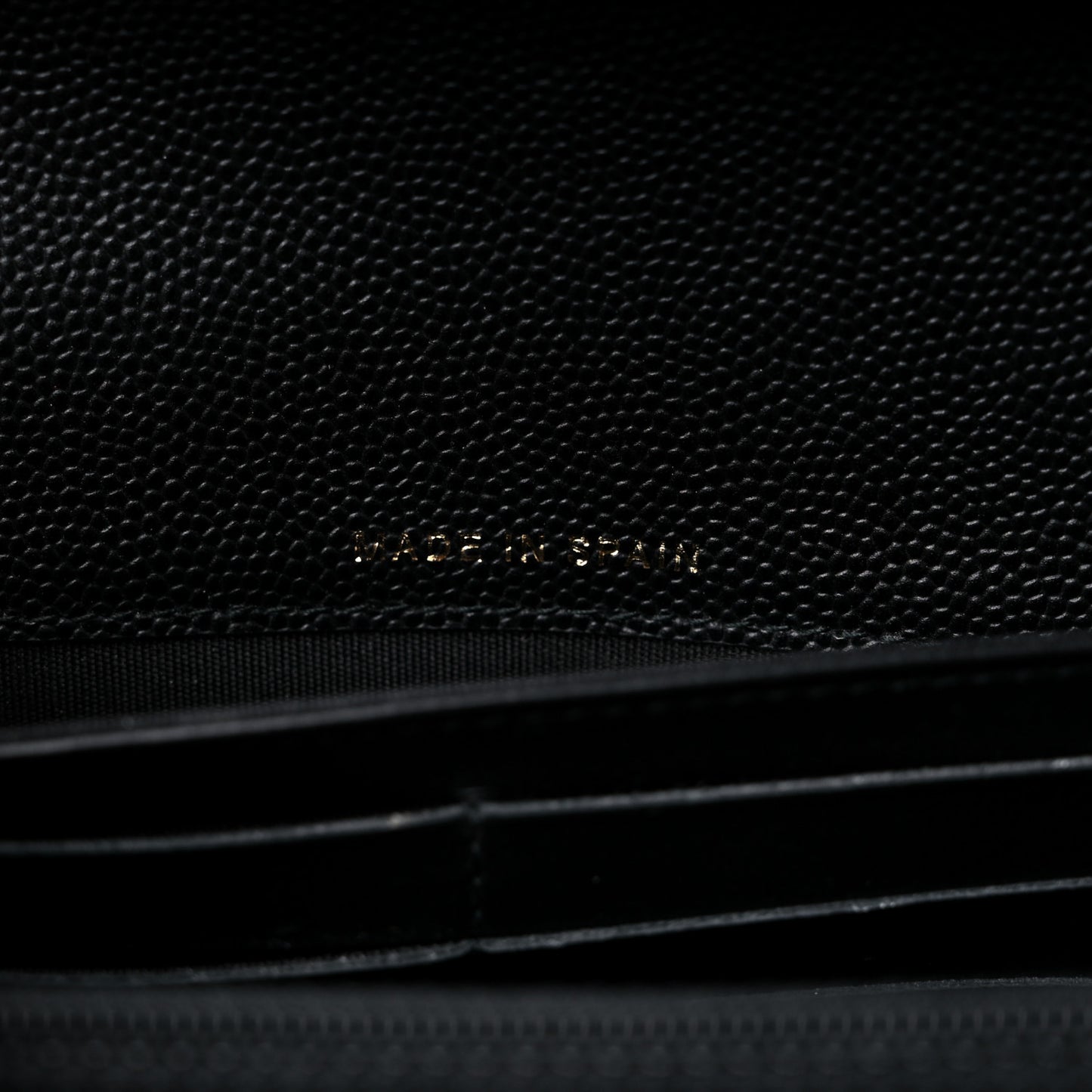 Caviar Quilted Long Boy Flap Wallet Black