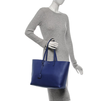 Saint Laurent Calfskin Large Shopping Tote Ultramarine 2 of 10