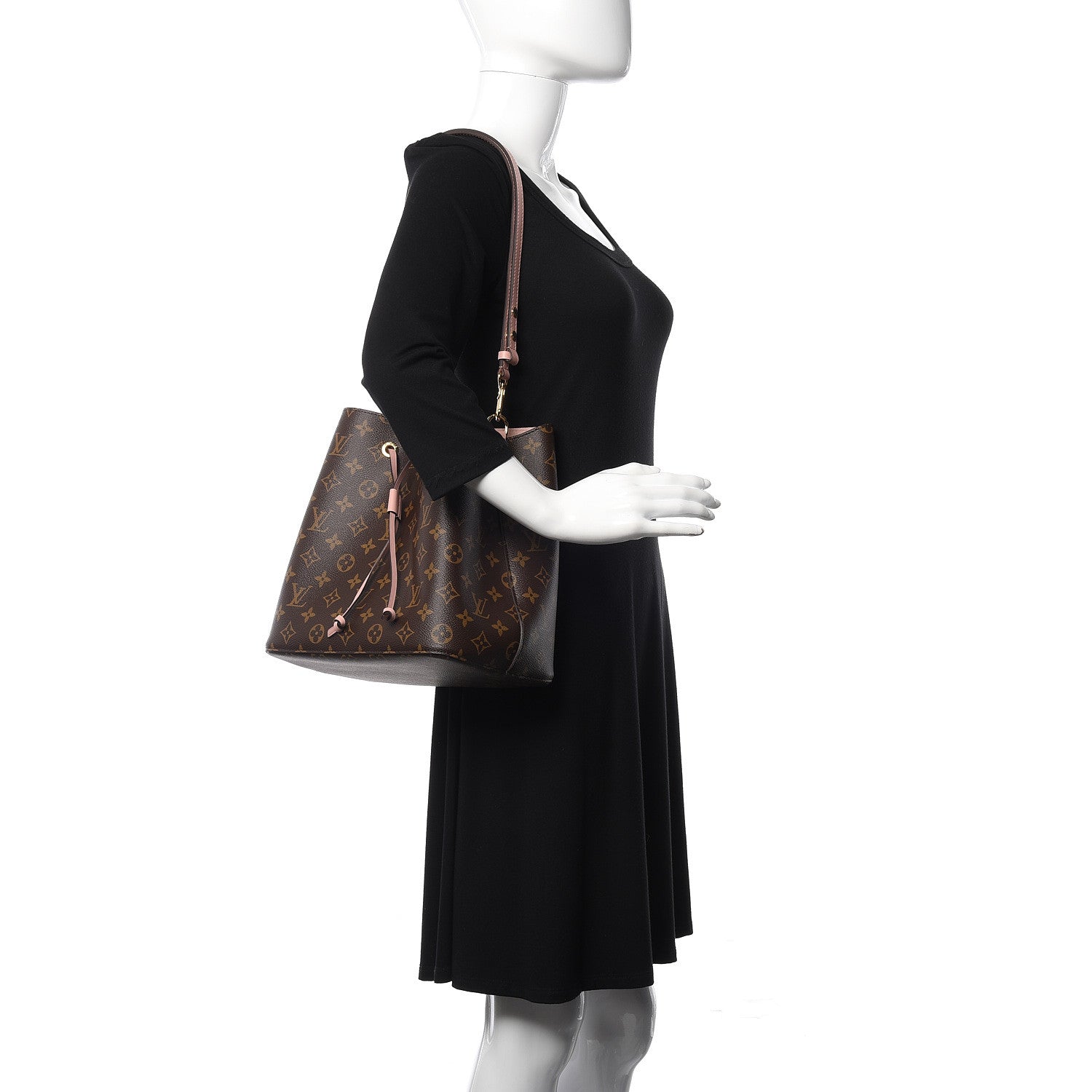 Louis Vuitton Monogram Neonoe MM Rose Poudre 2 of 10