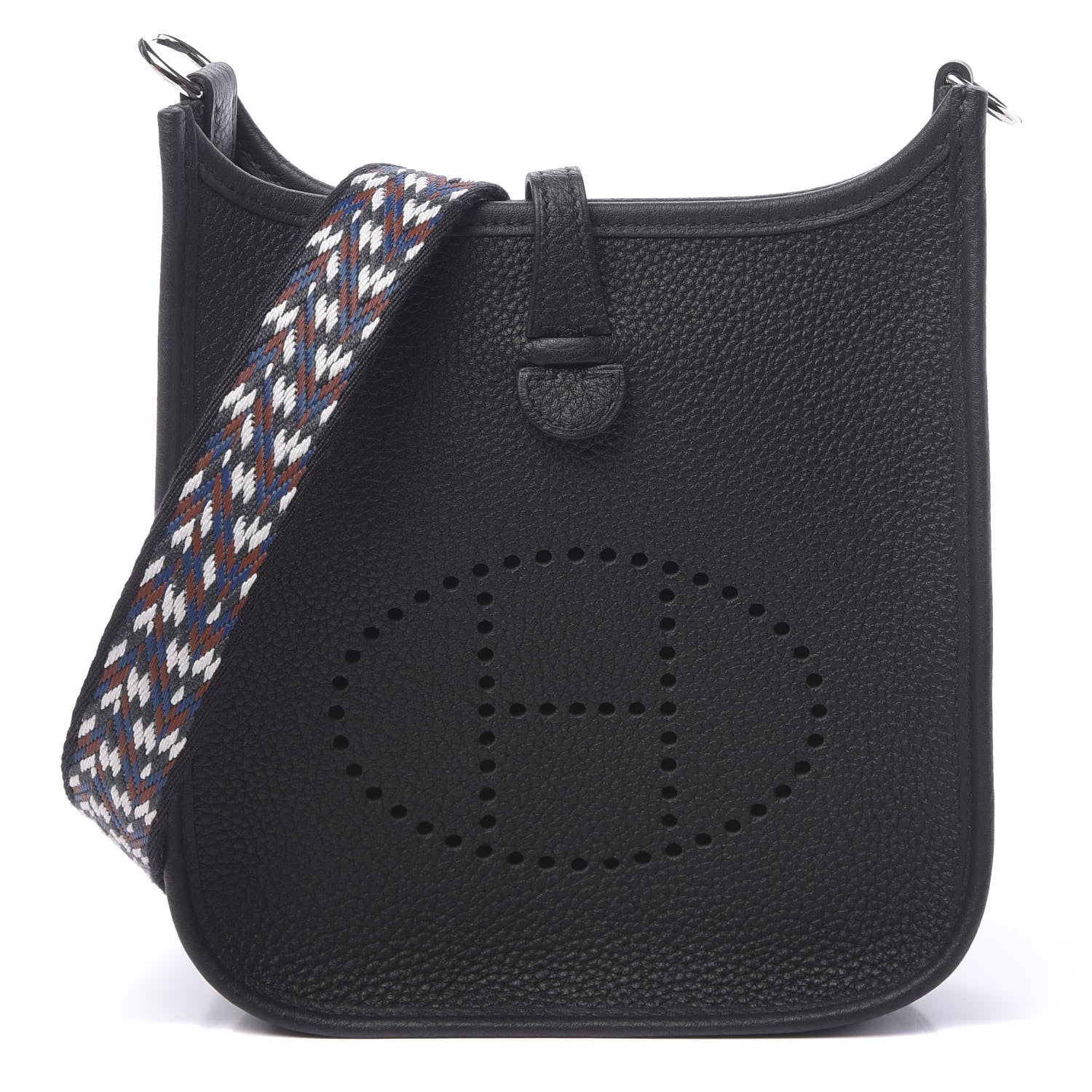Hermes Taurillon Maurice Zigzag Evelyne TPM Black 1 of 11