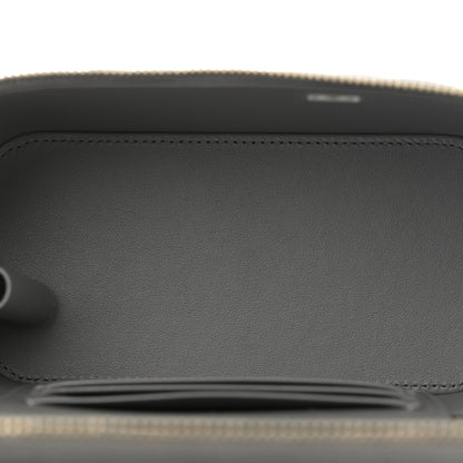 Chanel Lambskin Quilted Small Top Handle Vanity Case With Chain Dark Grey 5 of 11