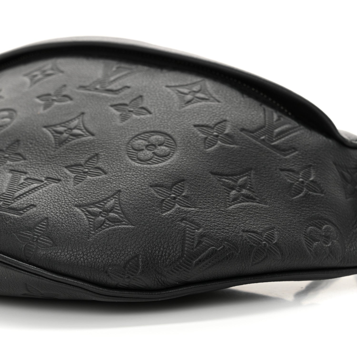 Louis Vuitton Calfskin Monogram Shadow Discovery Bumbag Black 9 of 9
