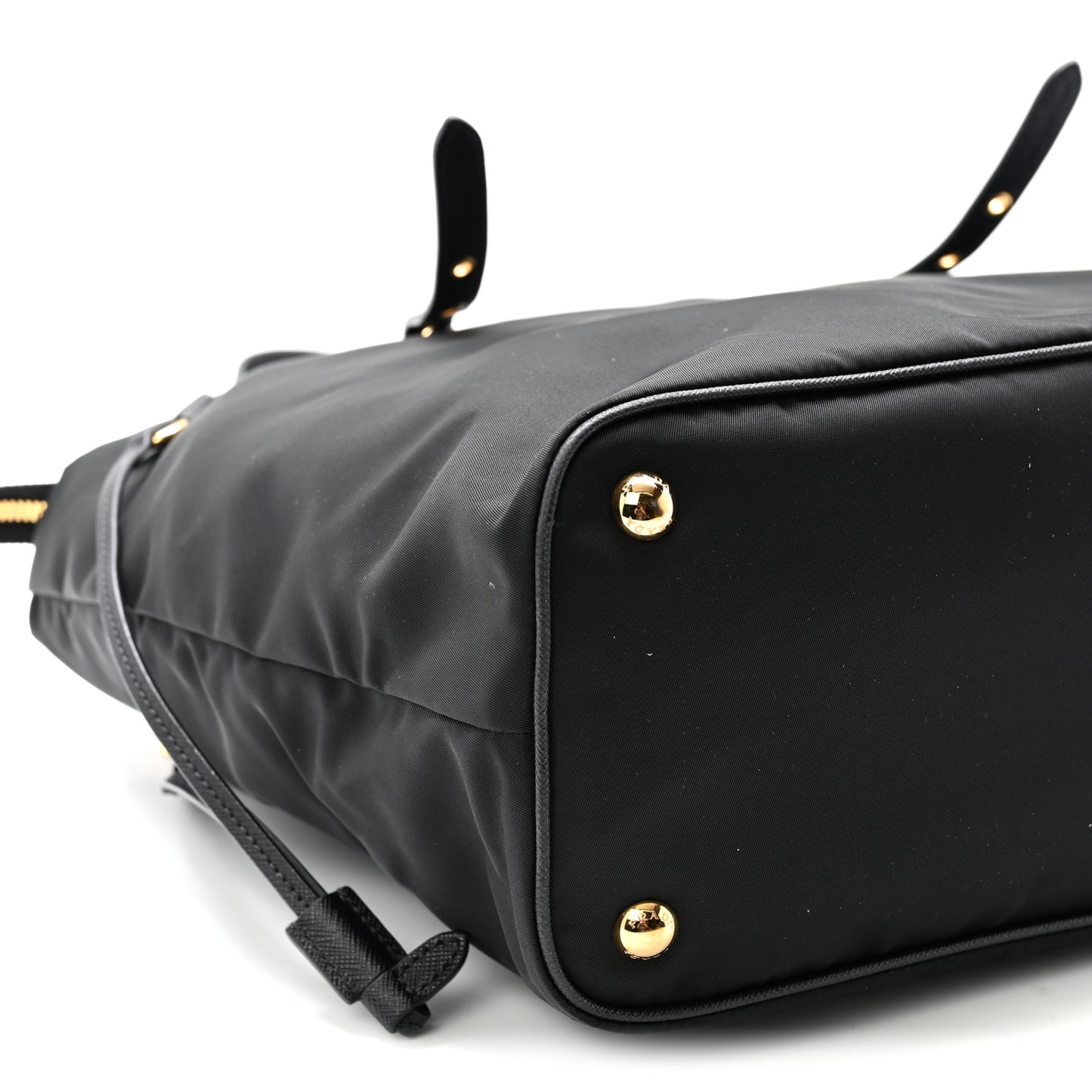 Tessuto Nylon Saffiano Tote Black