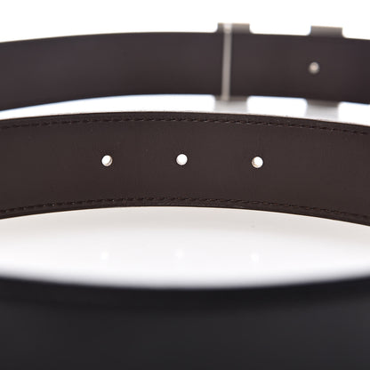 Hermes Box Swift 32mm H Belt 90 Black Chocolate 6 of 7