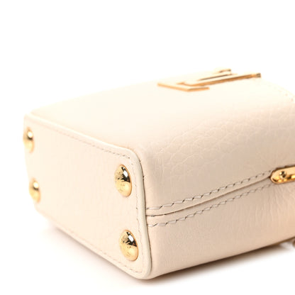 Louis Vuitton Taurillon Capucines Micro Bag Charm Beige 9 of 9