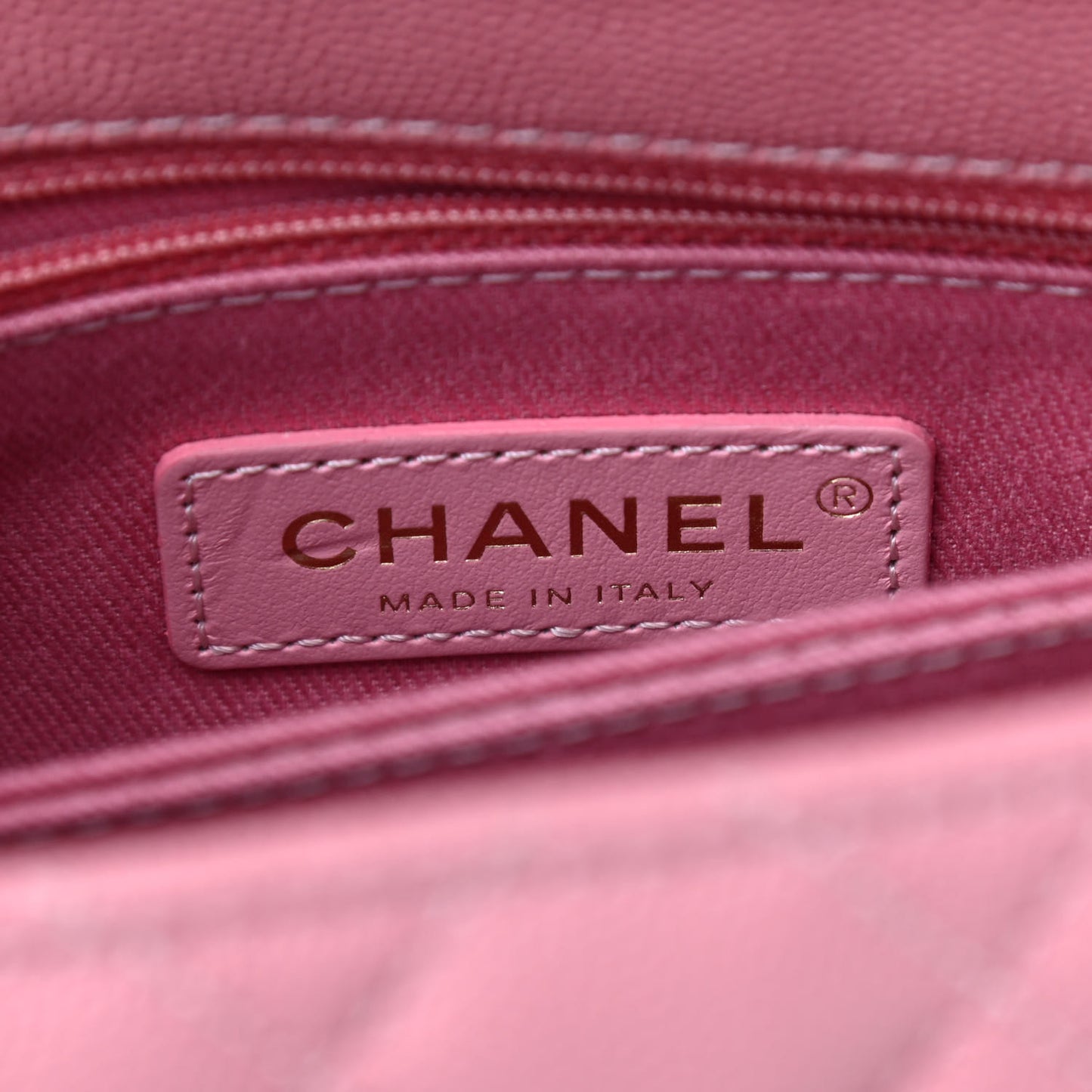 Caviar Quilted Mini Coco Handle Flap Pink