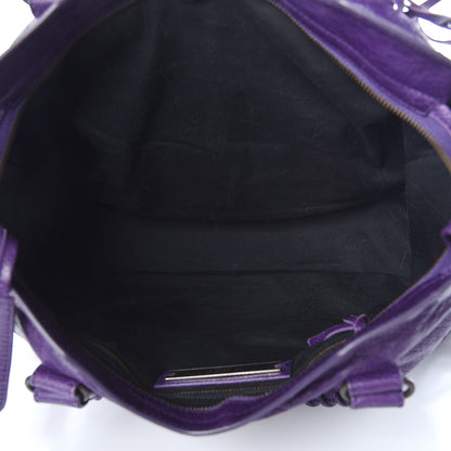 Balenciaga Agneau Classic Hardware City Dark Violet 6 of 14