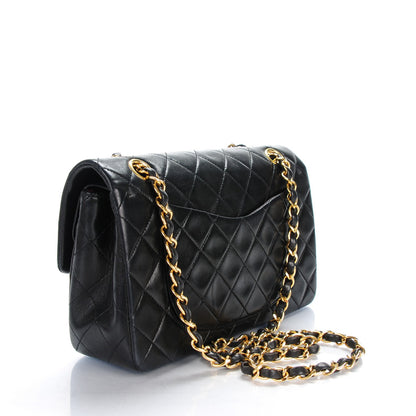 Chanel Lambskin Quilted Small Double Flap Black 3 of 9