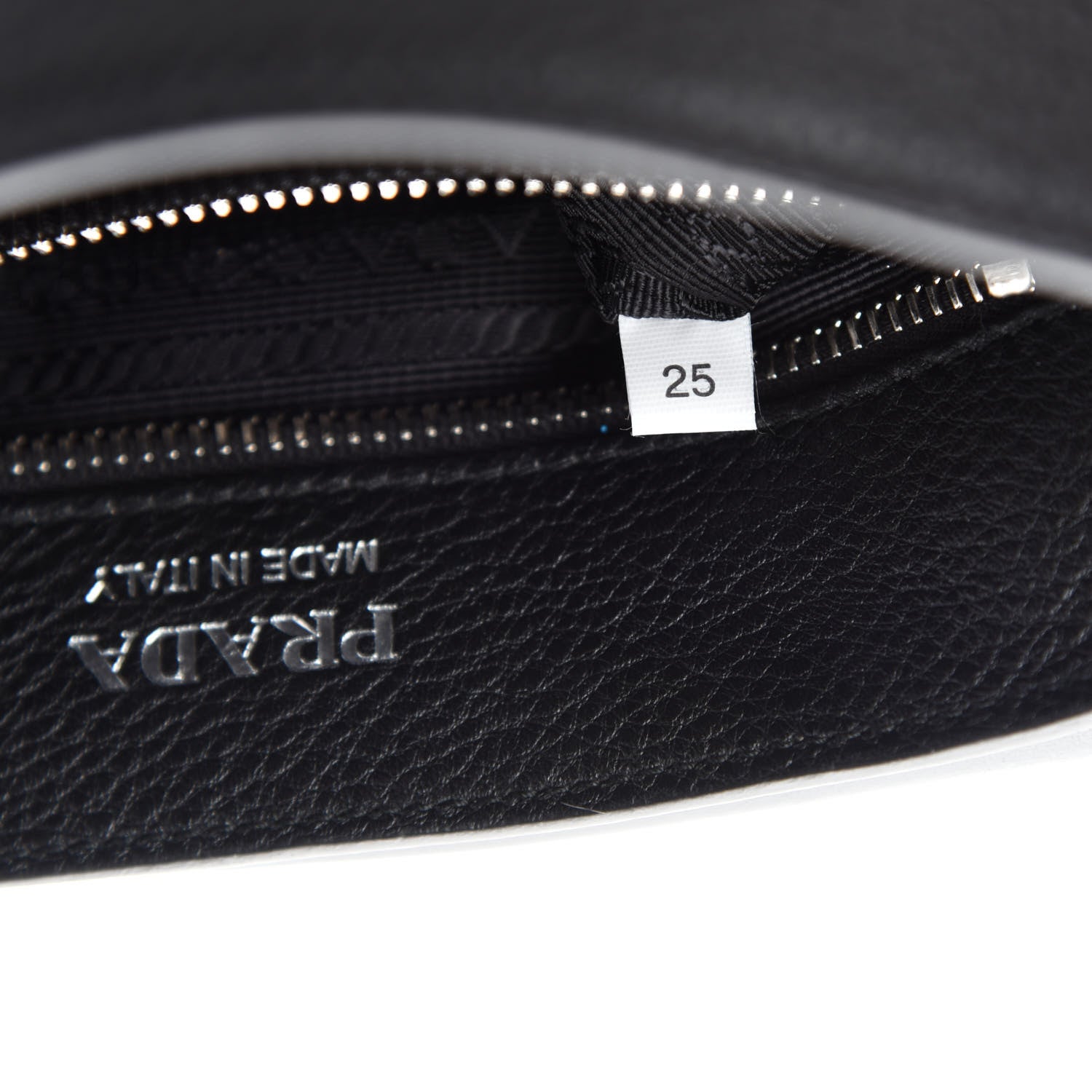 Prada Vitello Daino Soft Shoulder Flap Bag Black 9 of 10