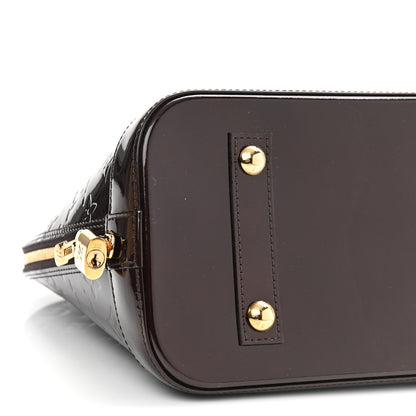 Louis Vuitton Vernis Alma PM Amarante 8 of 9