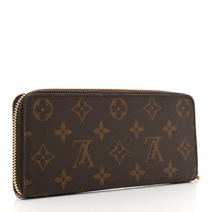 Louis Vuitton Monogram Clemence Wallet Rose Ballerine 3 of 8