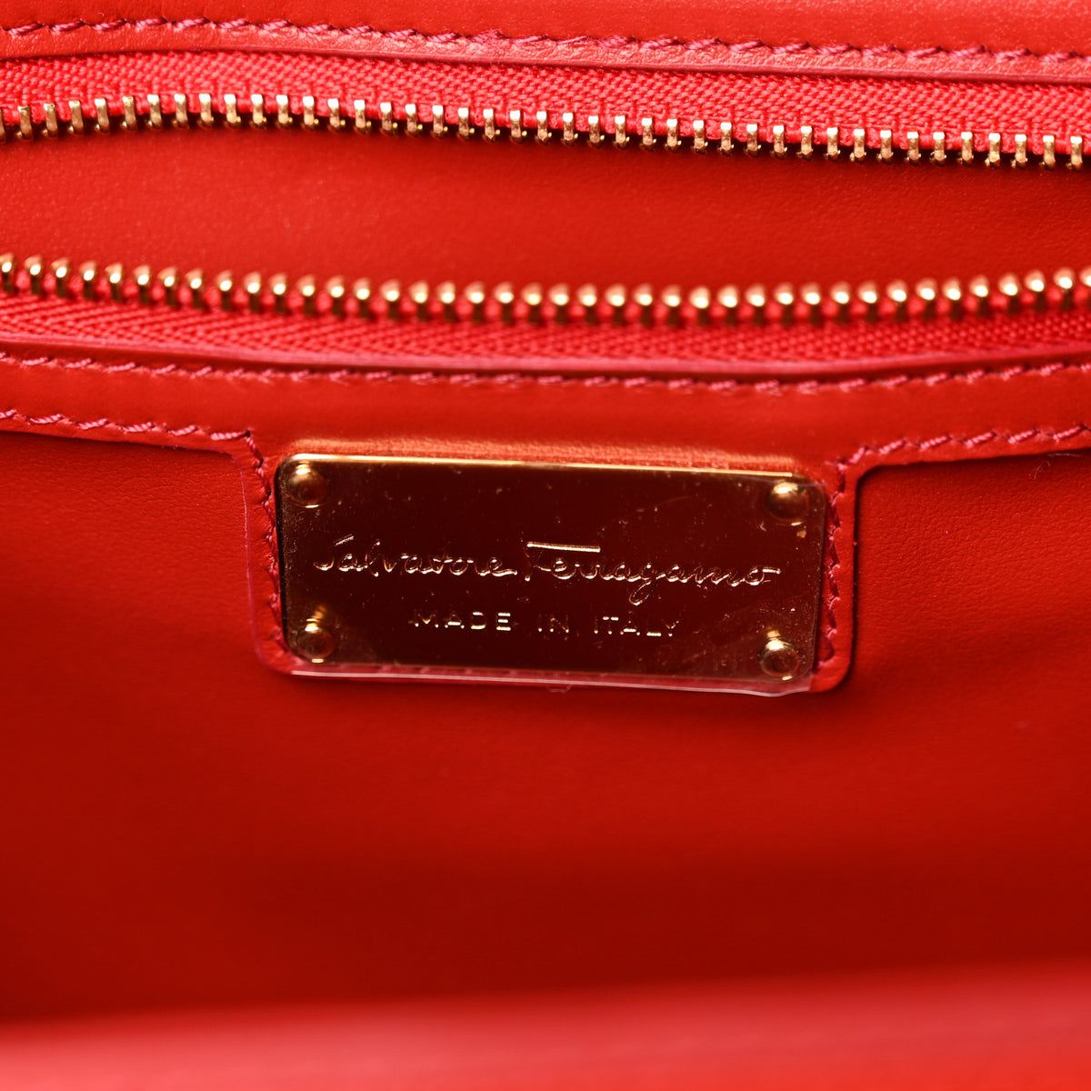 Salvatore Ferragamo Printed Calfskin Ginny Shoulder Lipstick 6 of 10