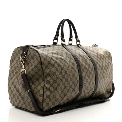 Gucci GG Plus Monogram Large Carry On Duffle Bag Brown 2 of 11