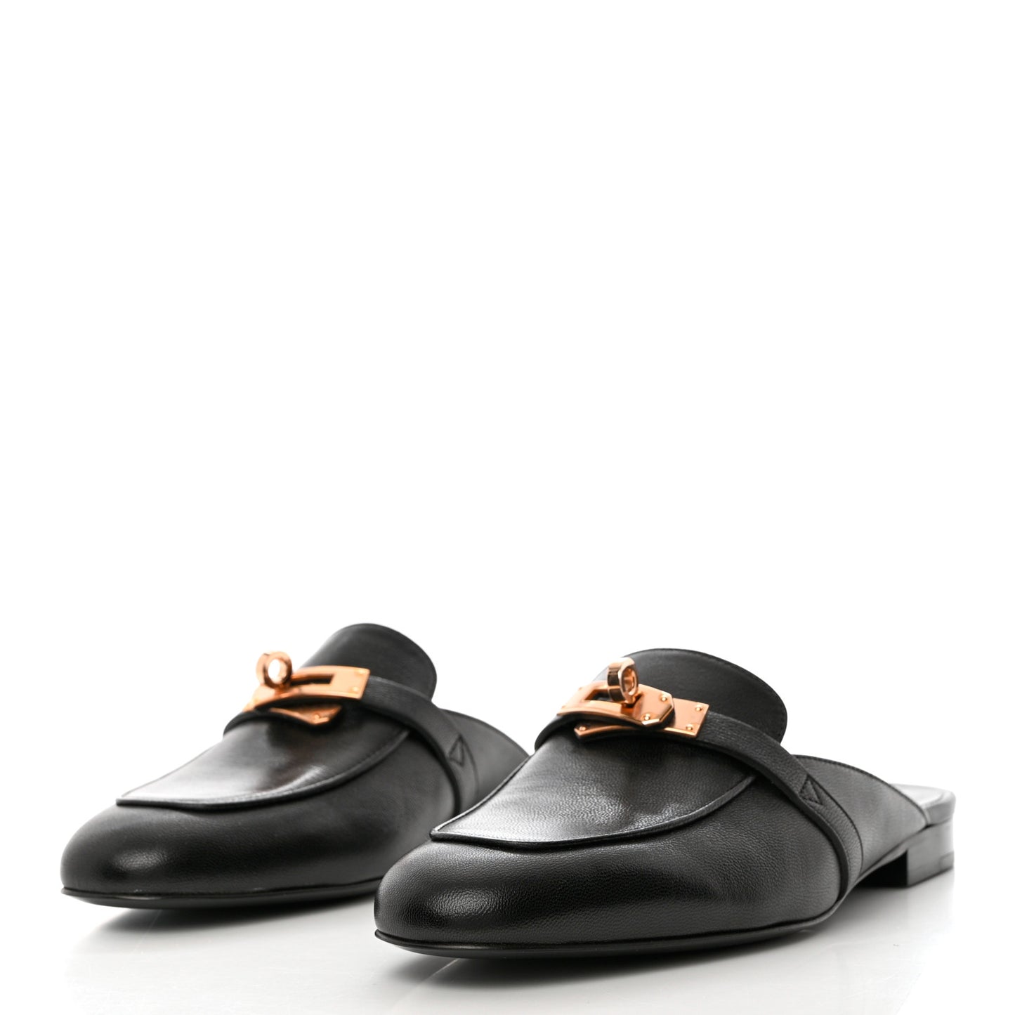Goatskin Oz Mules 36 Black