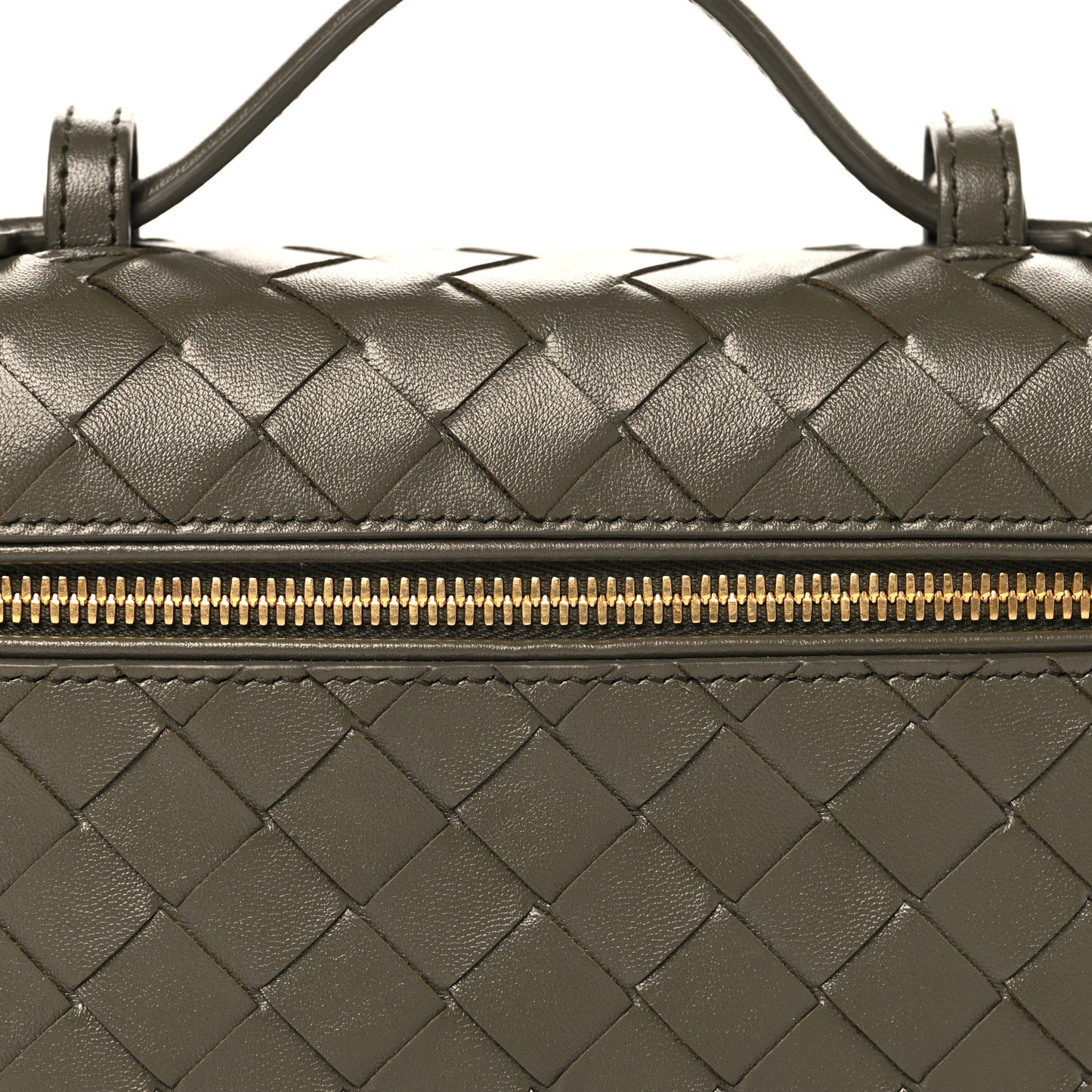 Calfskin Intrecciato Bang Bang Vanity Case Pinecone