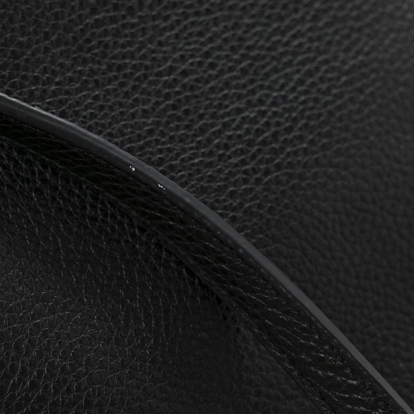 Tumbled Calfskin Gancini Mini Bag Black