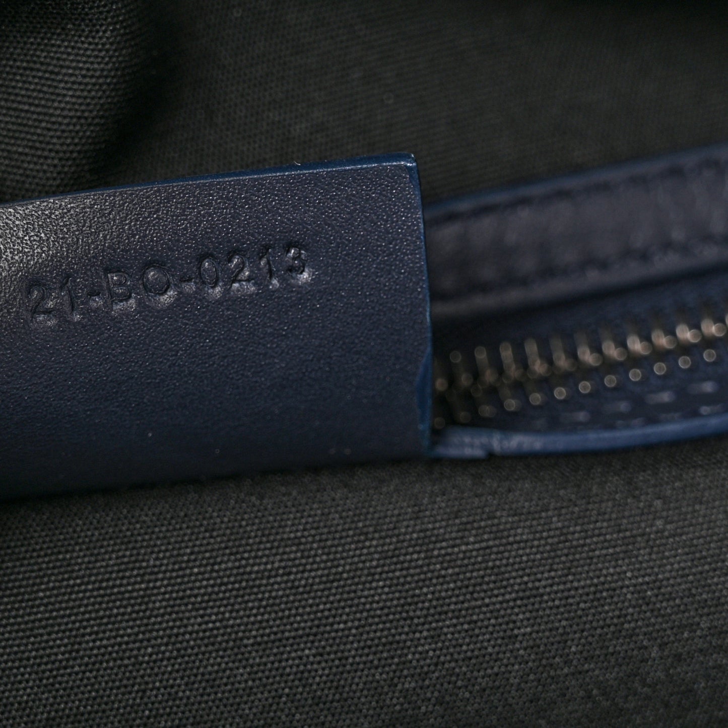 Coated Canvas CD Diamond Lingot 50 Bag Navy