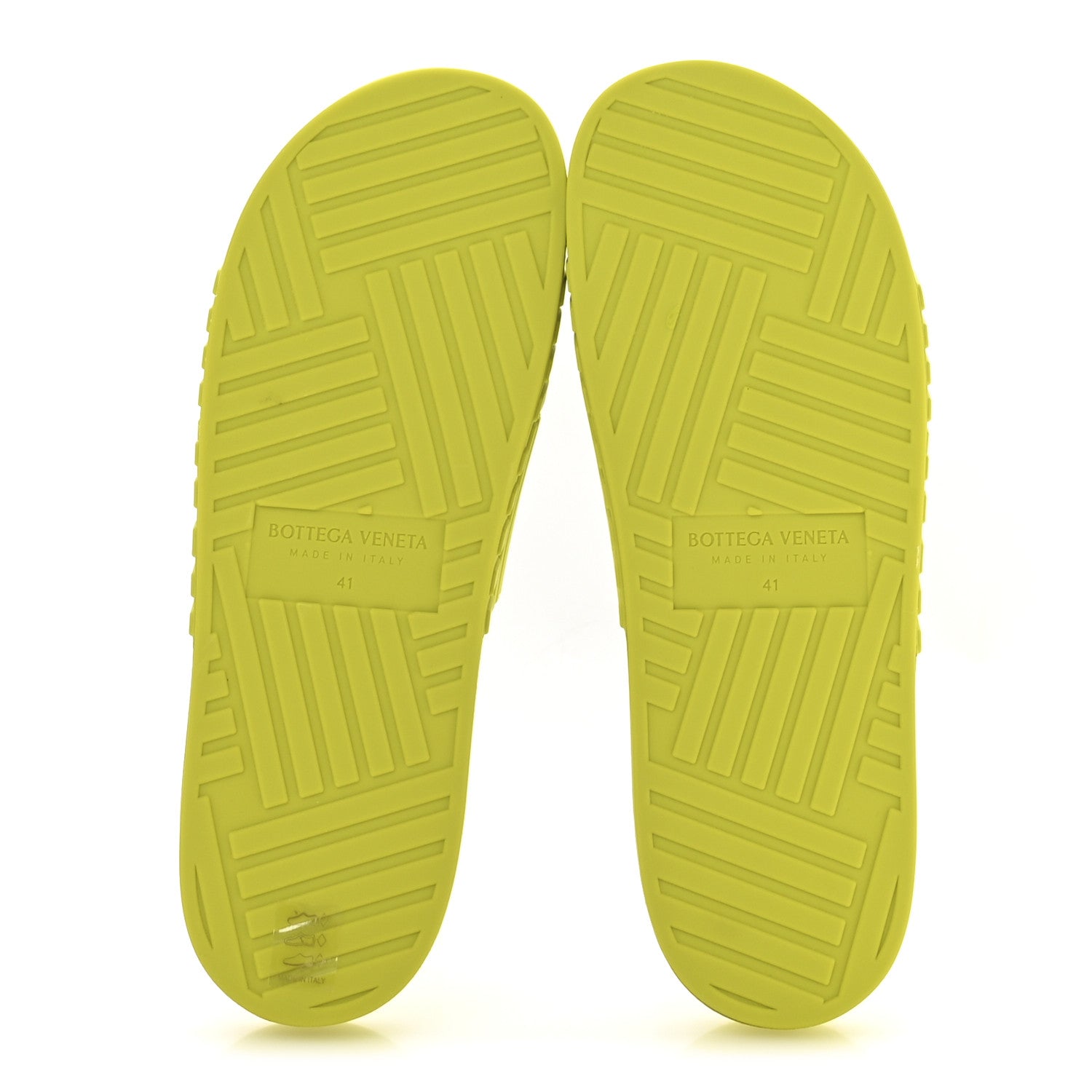 Bottega Veneta Rubber The Slider Sandals 41 Kiwi 6 of 7