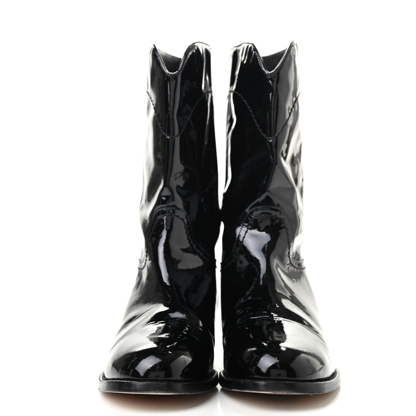 Patent Ascot High CC Boots 37 Black