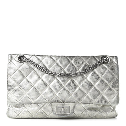 Chanel Metallic Aged Calfskin Quilted 2.55 Reissue 226 Flap Silver 1 of 11