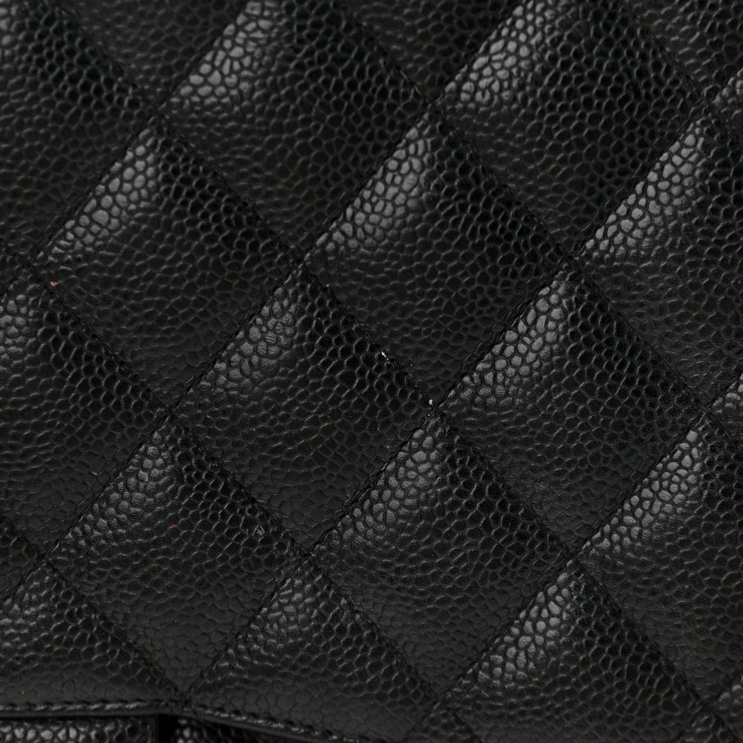 Caviar Quilted Jumbo Single Flap Black