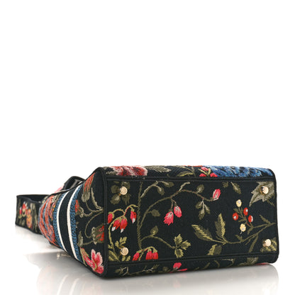 Christian Dior Canvas Embroidered Print Medium Lady D-Lite Multicolor 4 of 9