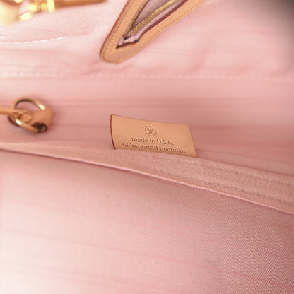 Louis Vuitton Damier Azur Neo Neverfull MM Rose Ballerine 7 of 16