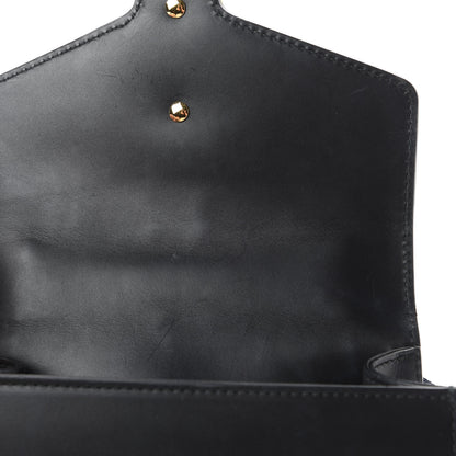 Gucci Calfskin Mini Sylvie Chain Shoulder Bag Black 11 of 12