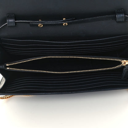 Saint Laurent Calfskin Classic Y Ligne Chain Wallet Black 5 of 10