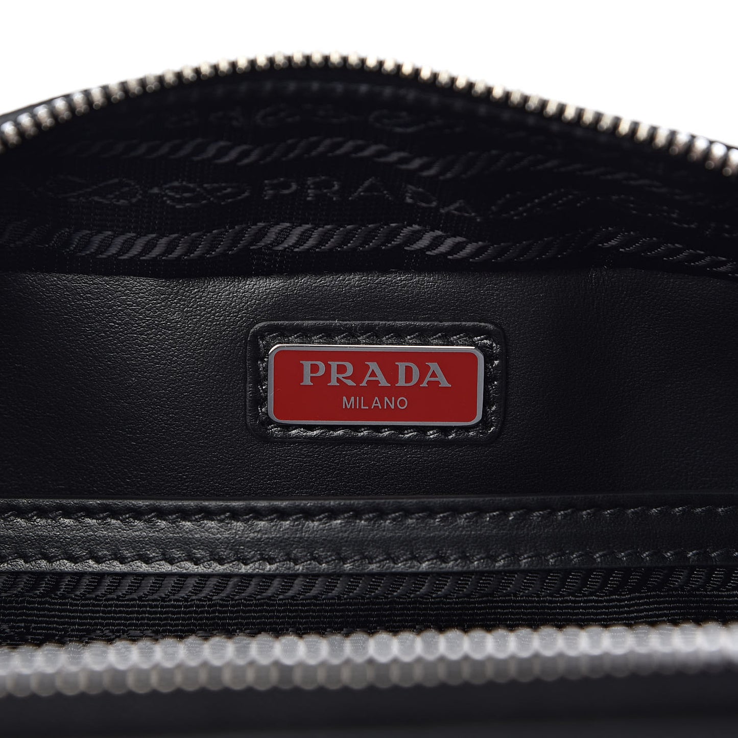 Saffiano Travel Small Brique Crossbody Bag Black