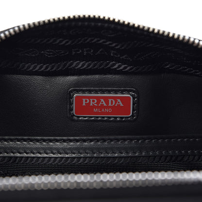 Prada Saffiano Travel Small Brique Crossbody Bag Black 6 of 11