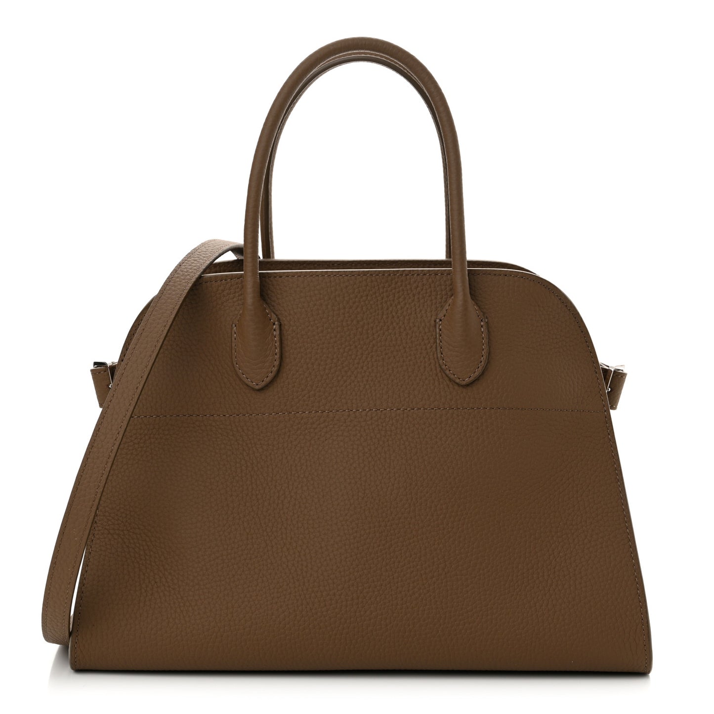 Matte Grained Calfskin Soft Margaux 12 Taupe