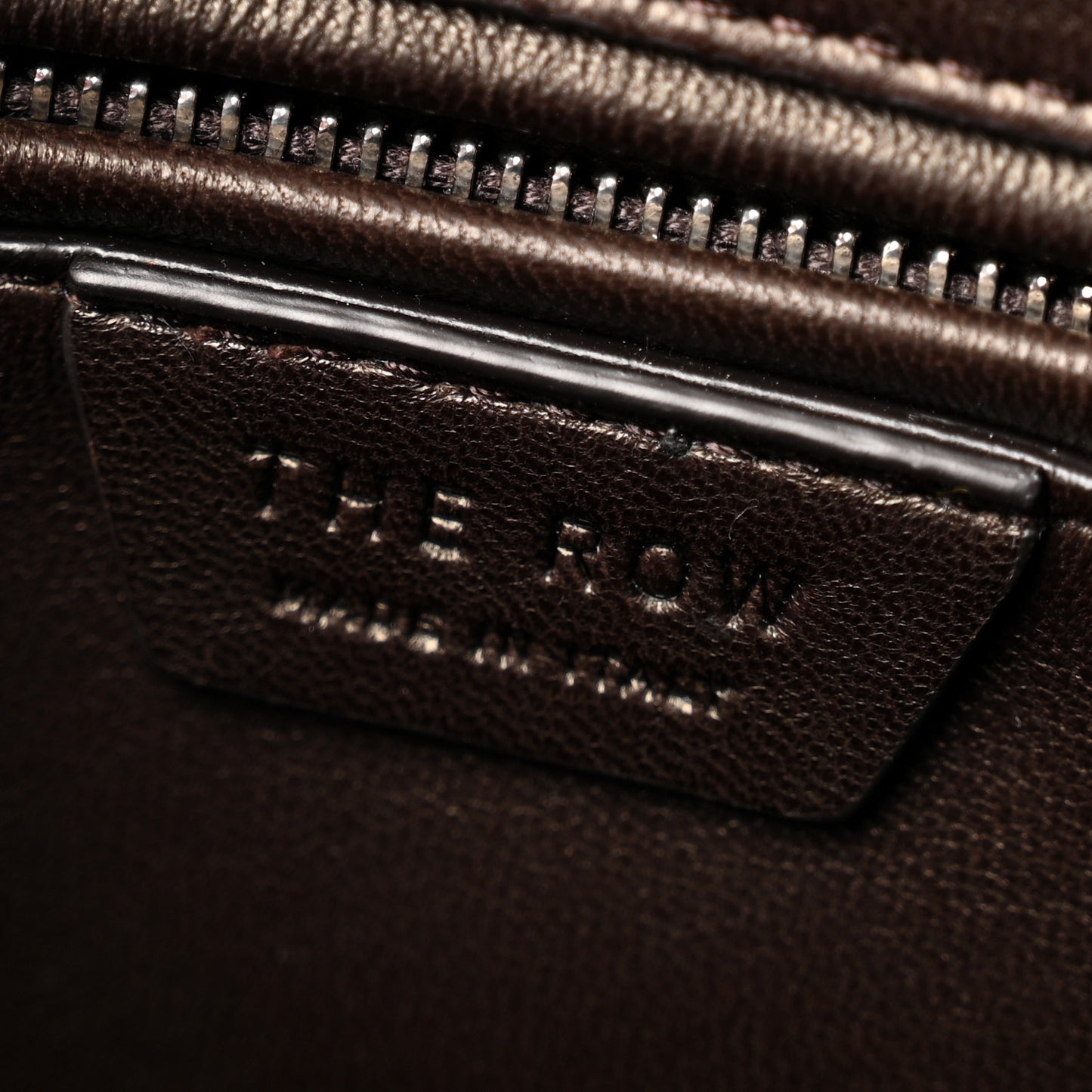 Matte Grained Calfskin India 10 Dark Olive