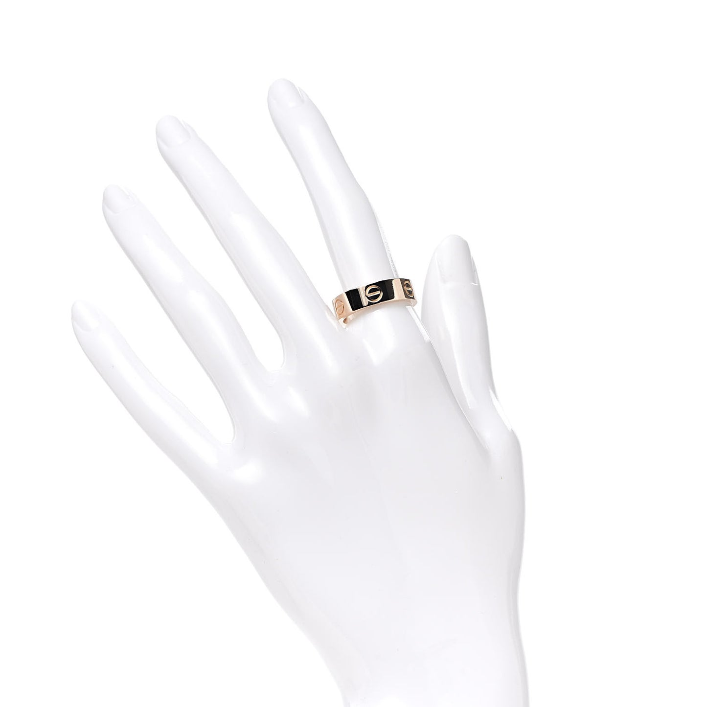 18K Pink Gold 5.5mm LOVE Ring 54 6.75