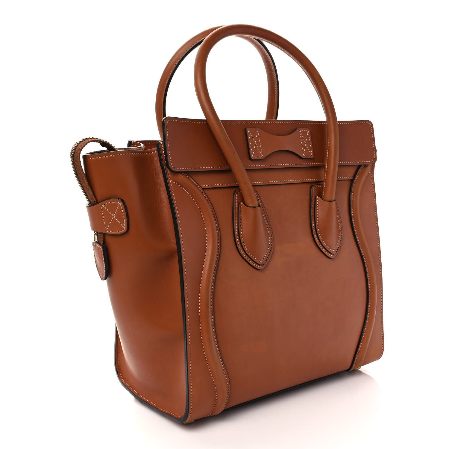 Celine Natural Calfskin Micro Luggage Tan 3 of 11