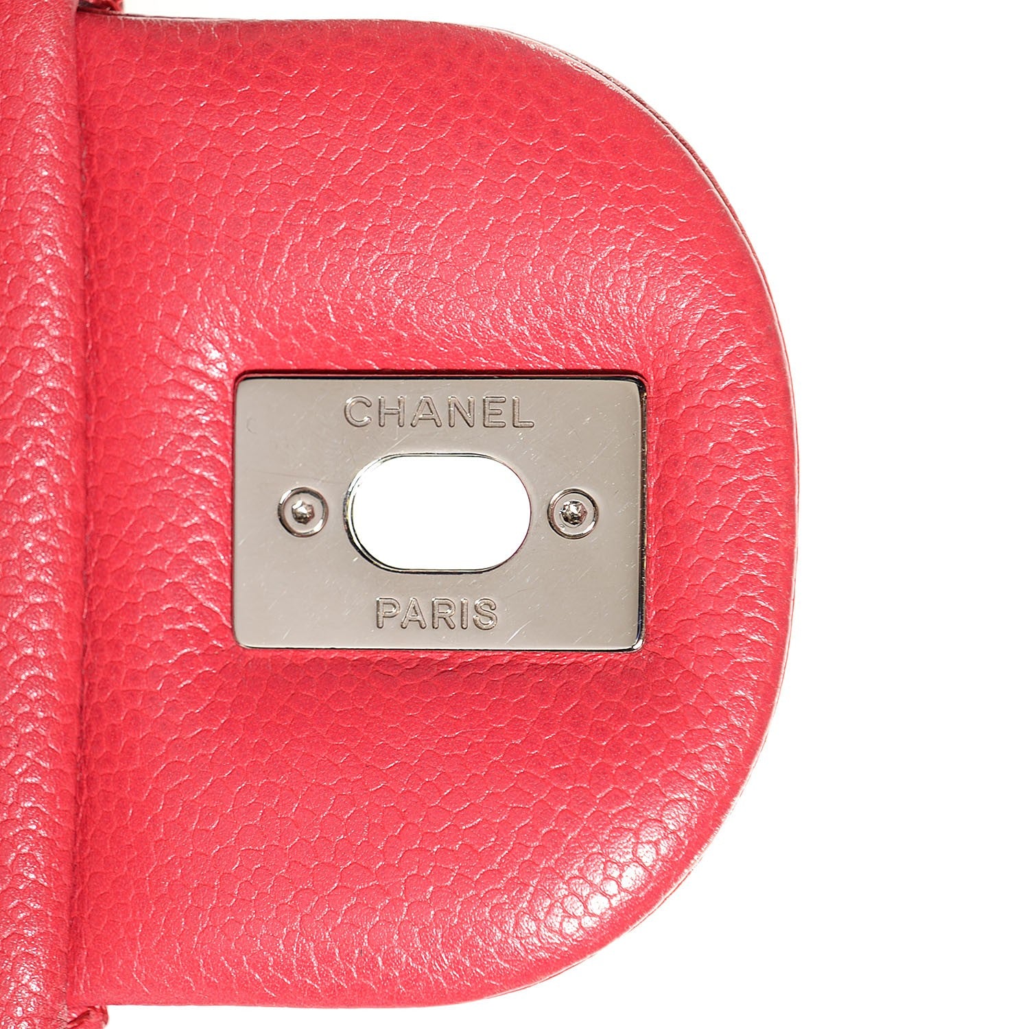 Chanel Washed Caviar Maxi Single Flap Fuchsia 9 of 9