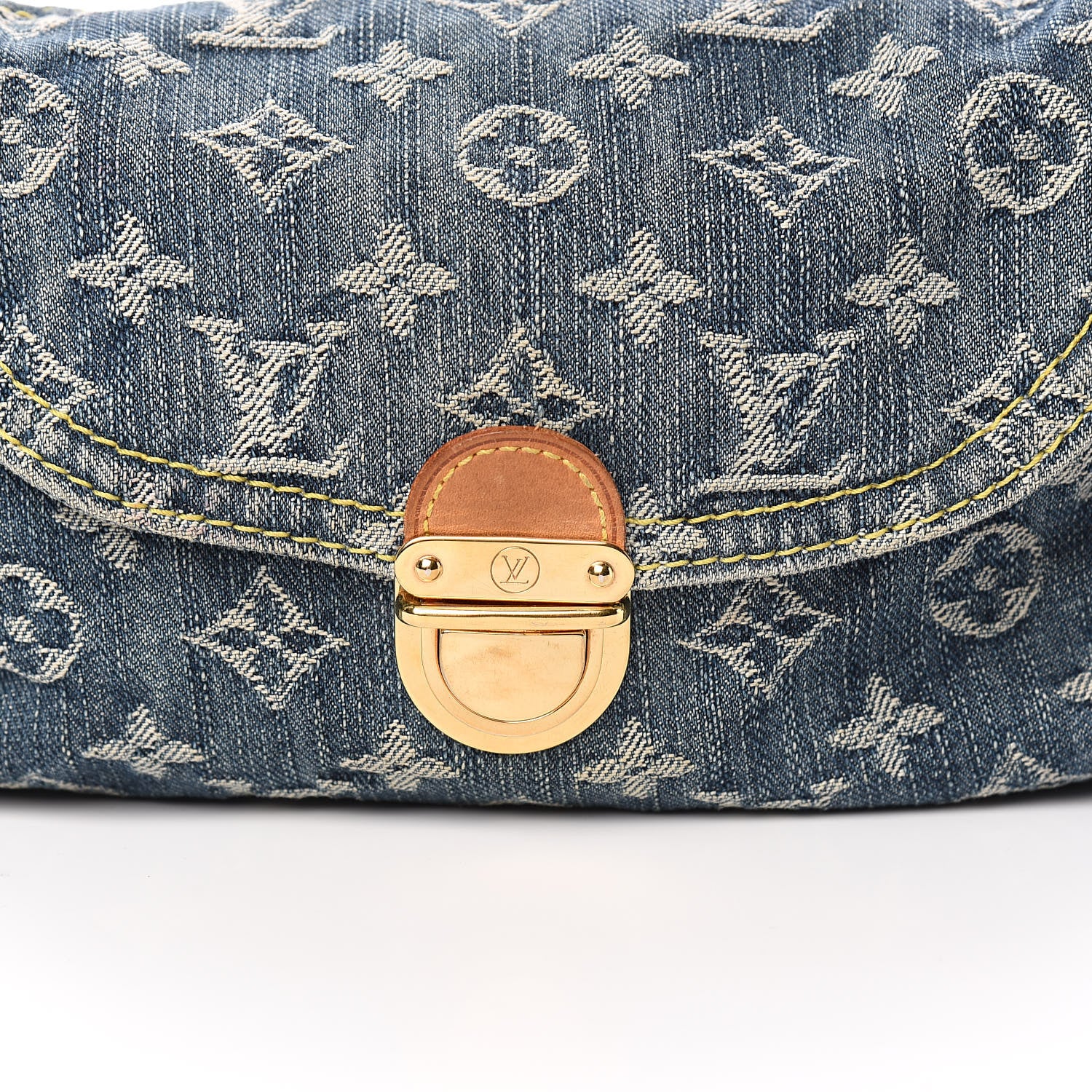 Louis Vuitton Monogram Denim Mini Pleaty Blue 12 of 12