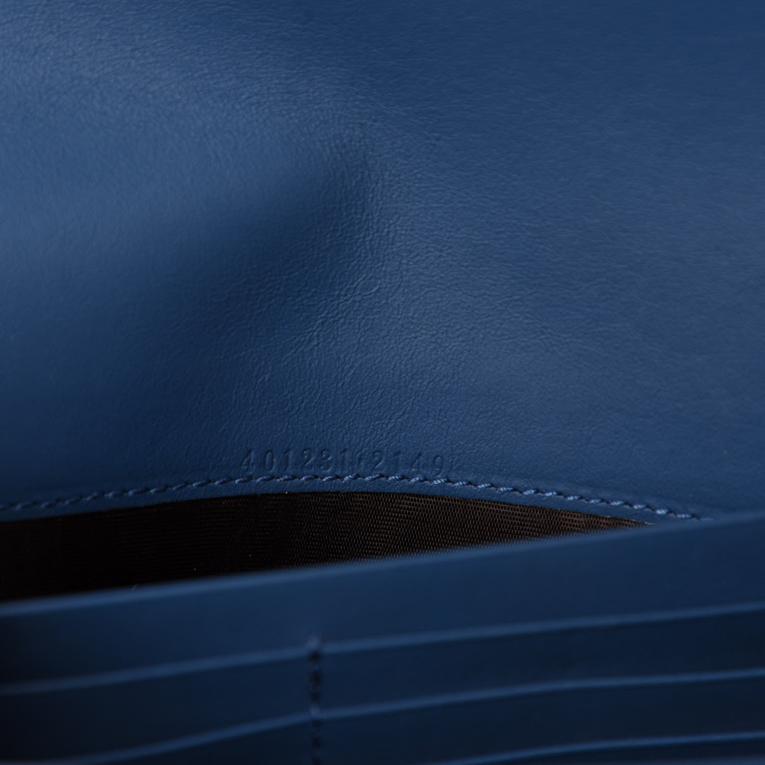 Gucci Suede Mini Dionysus Chain Wallet Blue 9 of 11