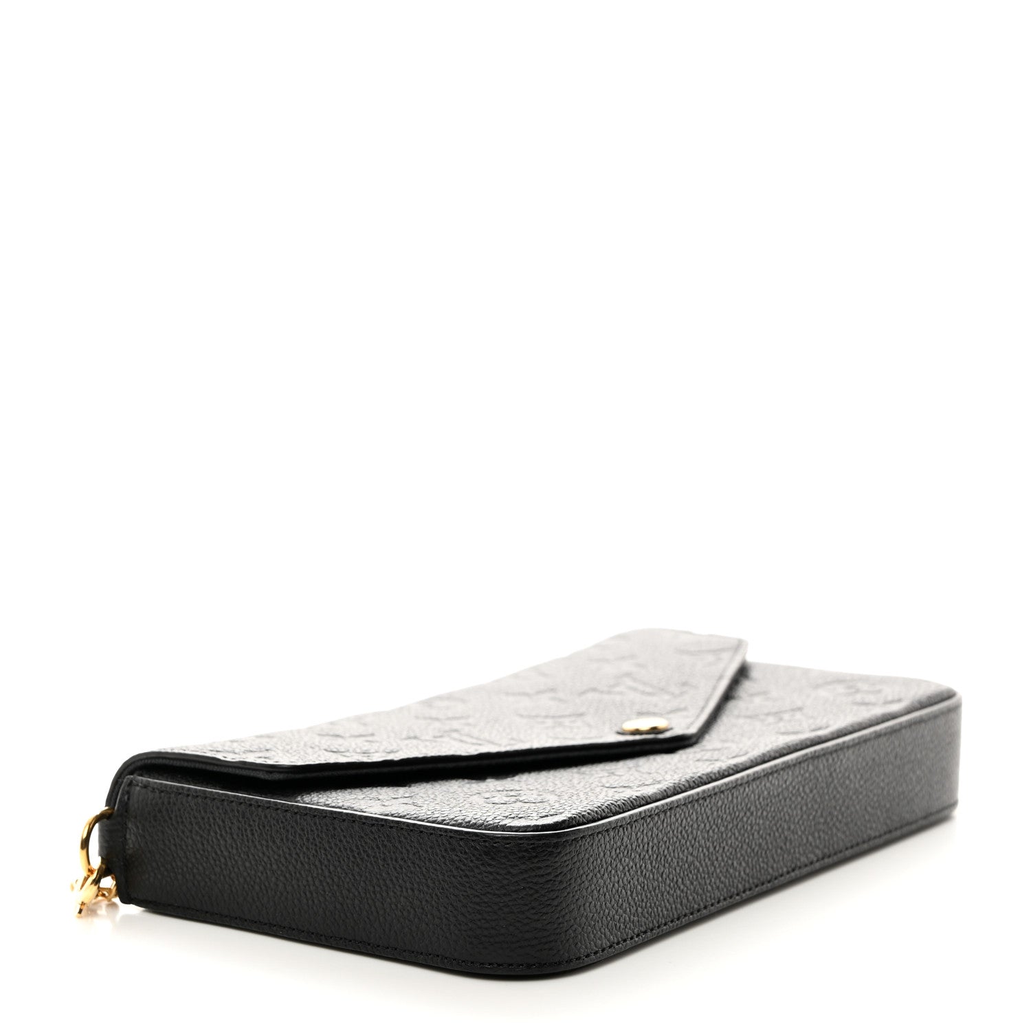 Louis Vuitton Empreinte Pochette Felicie Chain Wallet Black 5 of 10