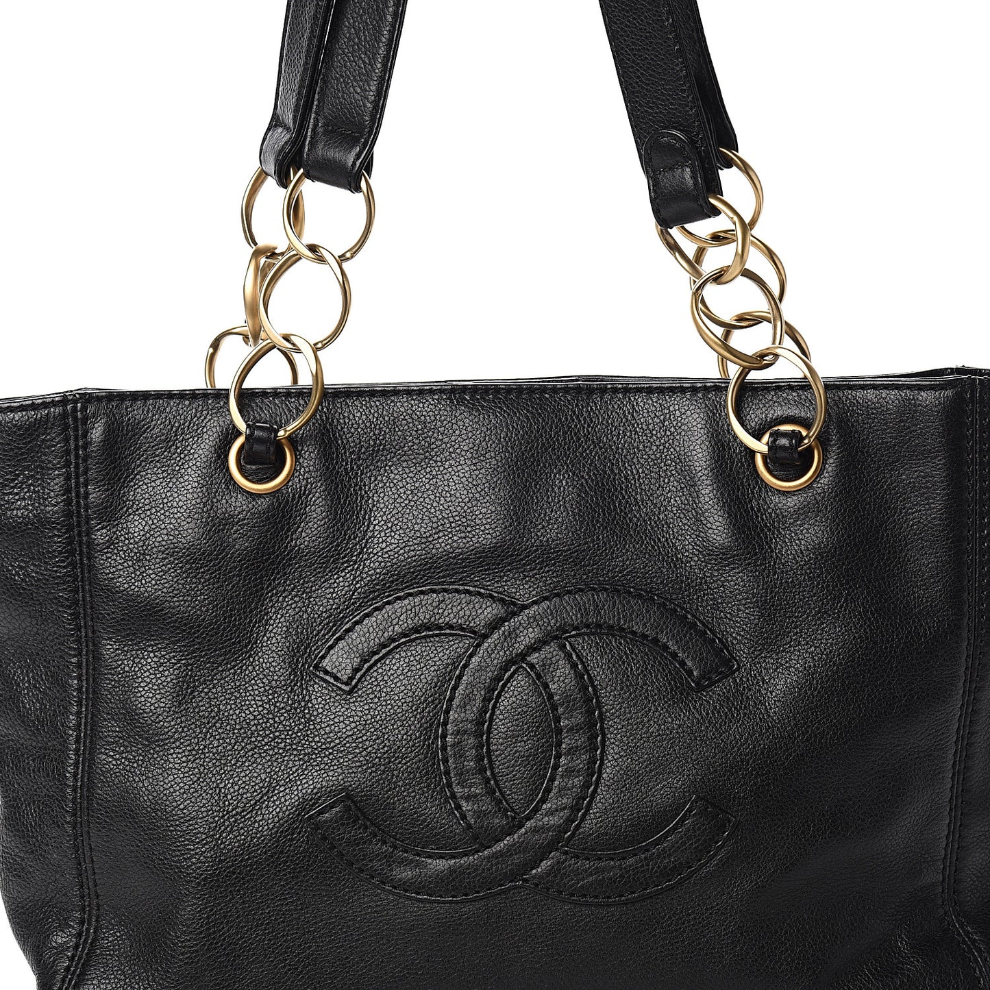 Caviar CC Shoulder Bag Black