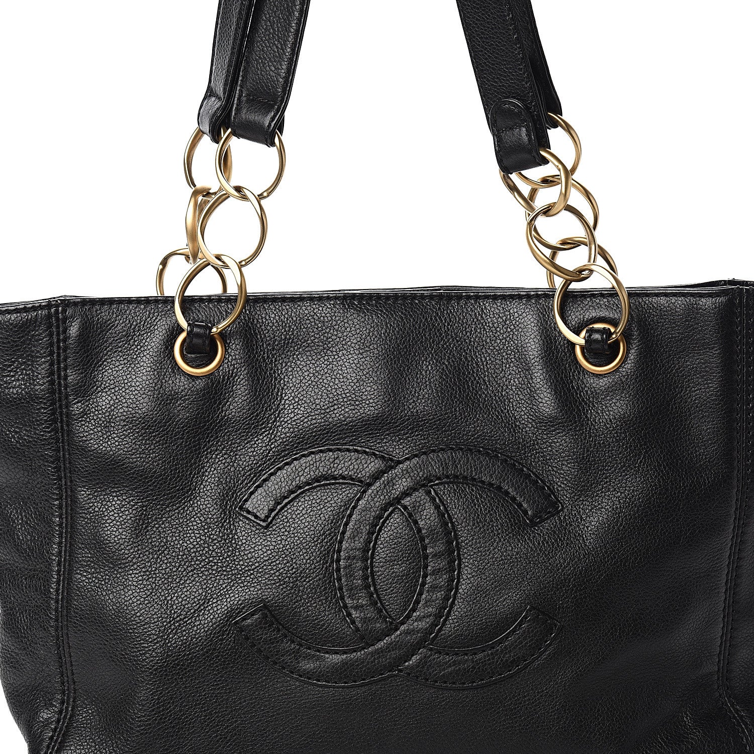 Chanel Caviar CC Shoulder Bag Black 9 of 9