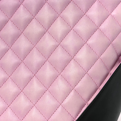 Chanel Calfskin Quilted Large Cambon Tote Pink Black 12 of 12