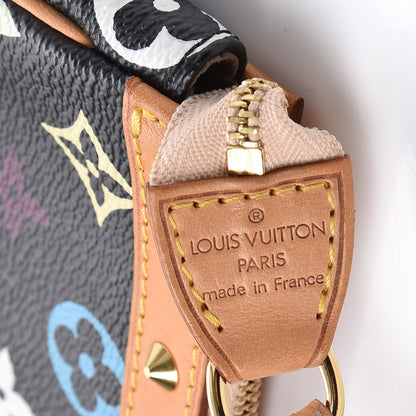 Louis Vuitton Monogram Multicolor Pochette Accessories Black 6 of 8