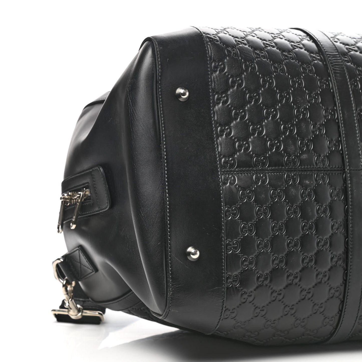 Guccissima Signature Large Duffle Black