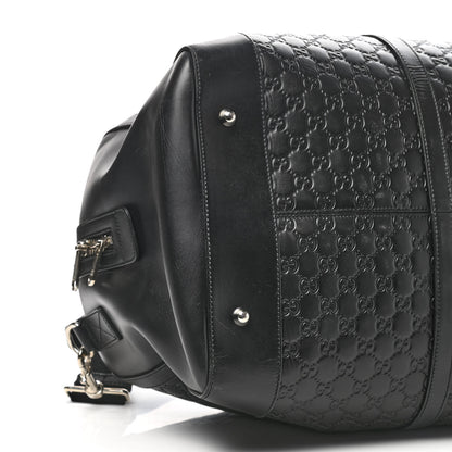 Gucci Guccissima Signature Large Duffle Black 8 of 17