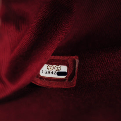 Chanel Caviar Medium Timeless CC Flap Dark Red 7 of 7