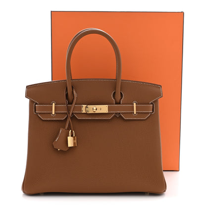 Hermes Togo Birkin 25 Gold 11 of 11