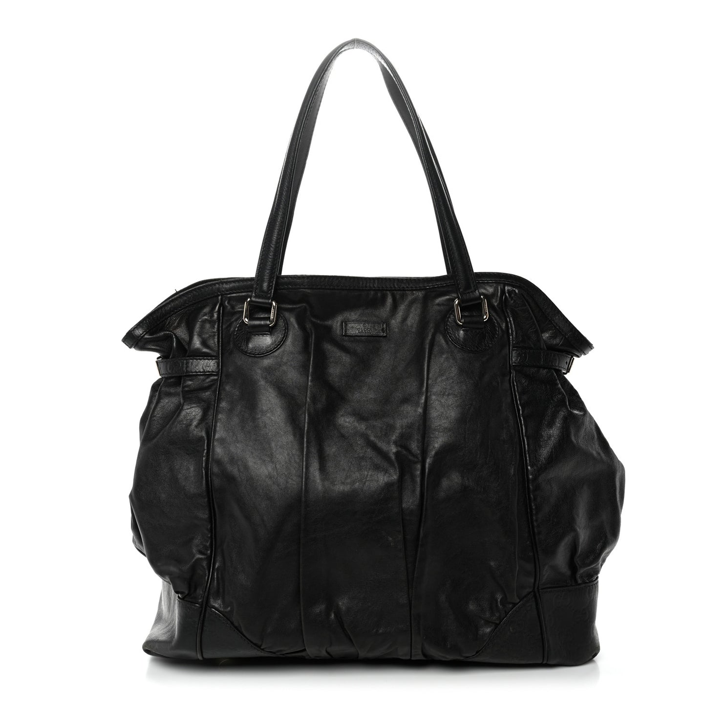 Calfskin Guccissima Full Moon Tote Black